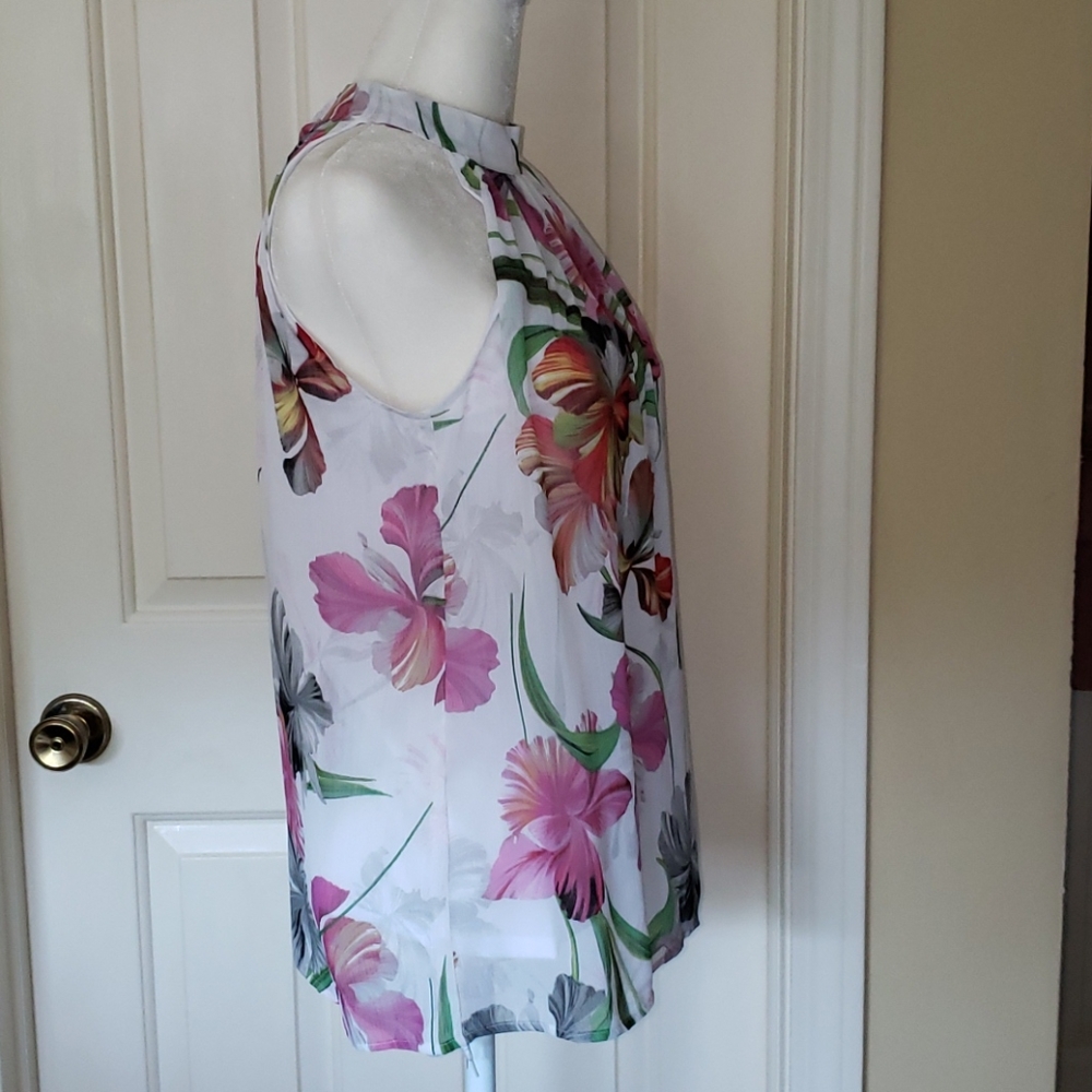 NWT SIONI Floral Halter Top Small - Picture 3 of 12